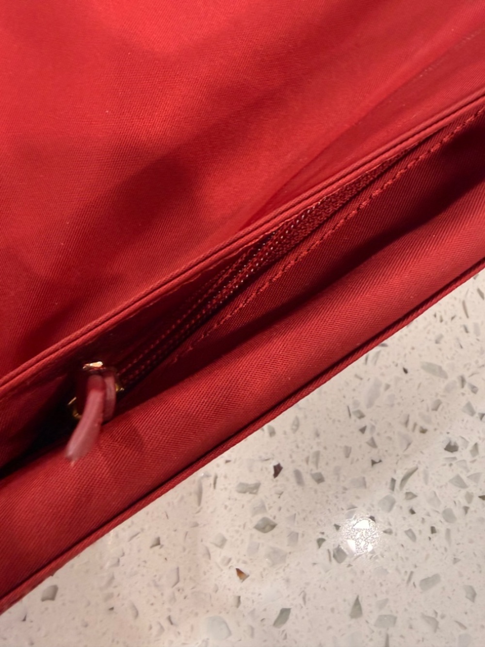 TUMI Cranberry Red Nylon Travel Tote Shoulder Bag Luggage Sleeve - Picture 11 of 16